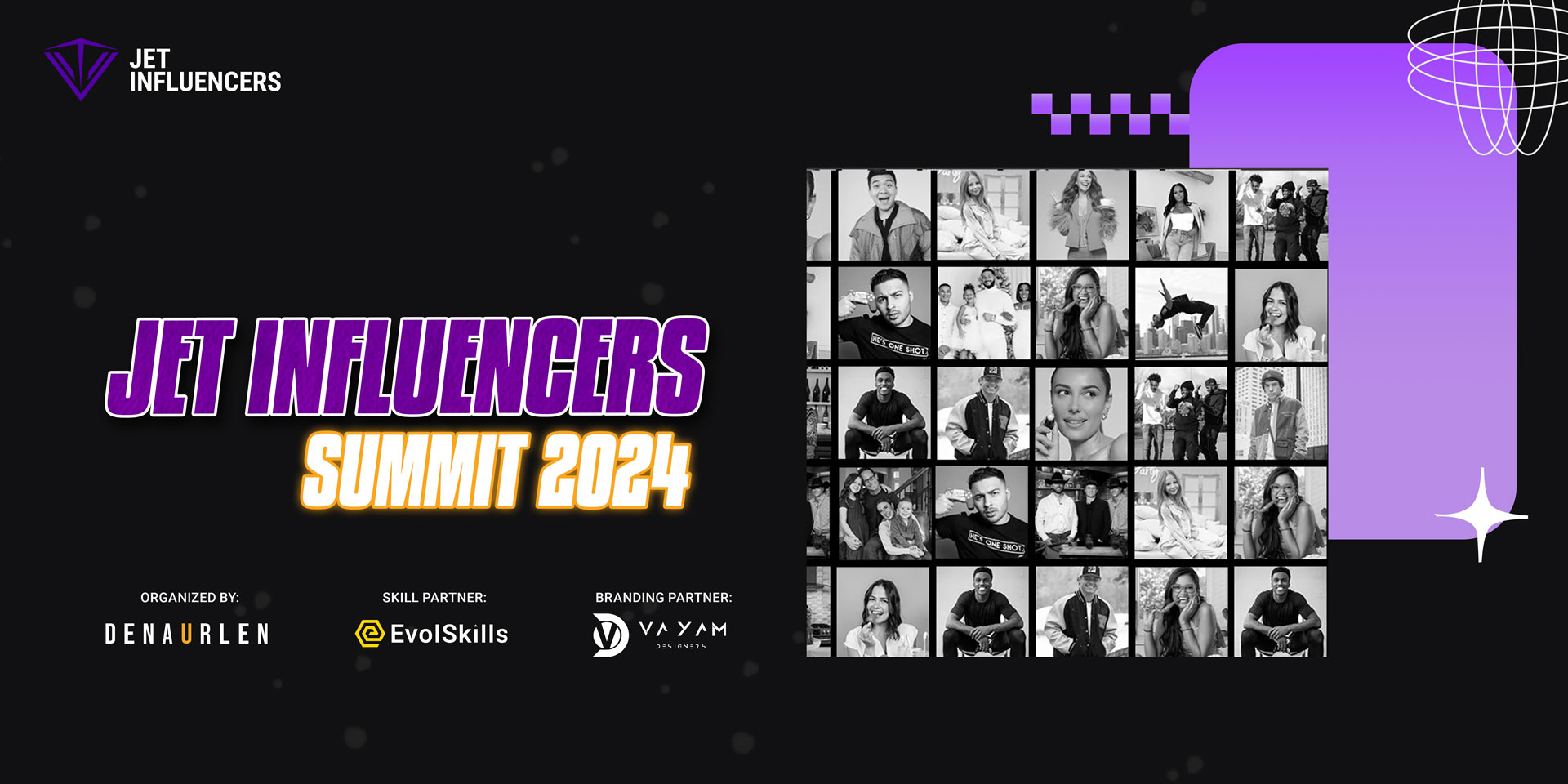 JET Influencers summit 2024 Poster